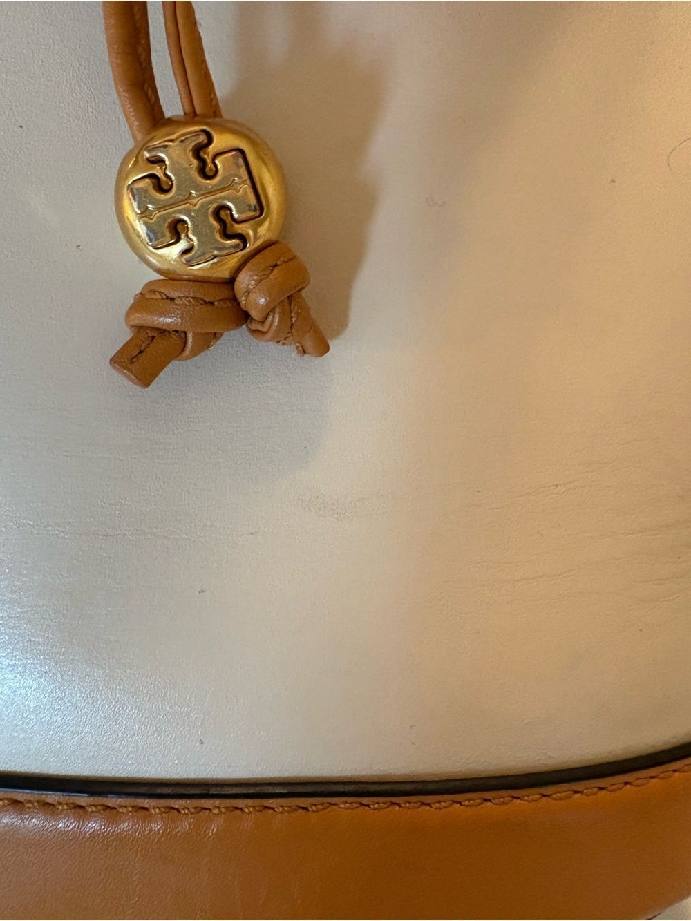 Tory Burch Color-Block Bucket Bag - Picture 2 of 7